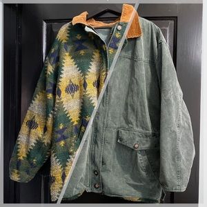Vintage Reversible Men’s Barn Coat